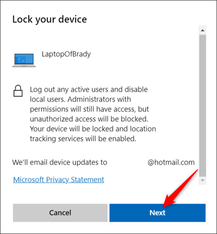 Cách khóa PC Windows 10 của bạn từ xa - 5